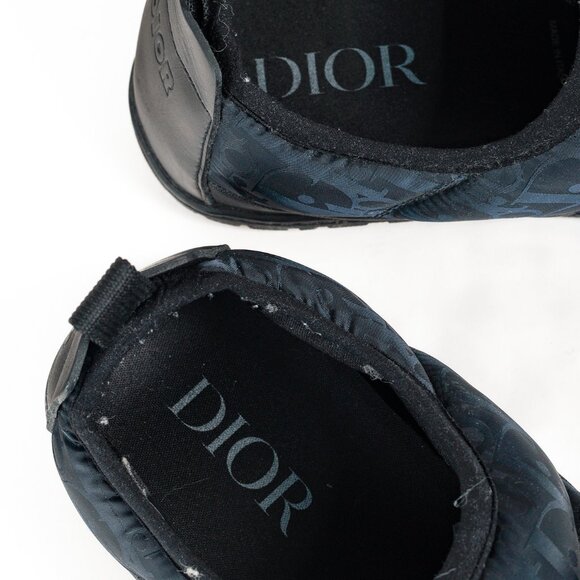 Dior Black Super Dior Oblique Quilted Nylon Snow Slippers - Picture 9 of 10